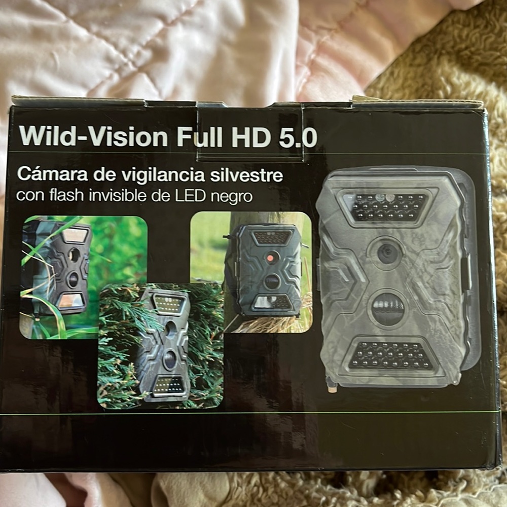Brand new in the box Wild-vision full HD 5.0 trail and security camera.